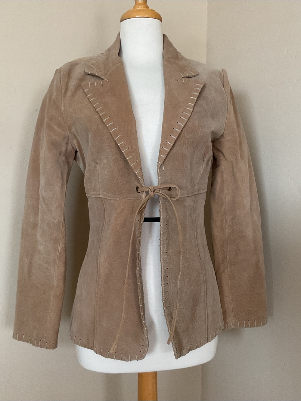 Paris Blues Leather Lightweight Suede Jacket Size L